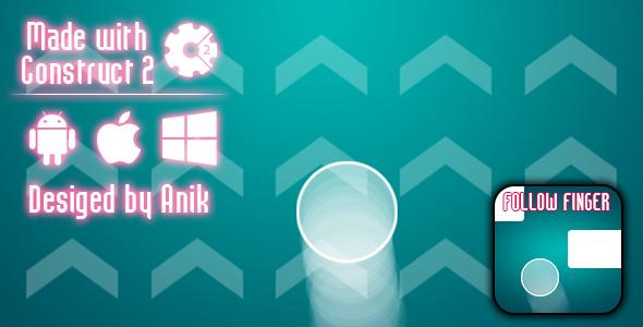 Follow Finger - HTML5 Game (CAPX)